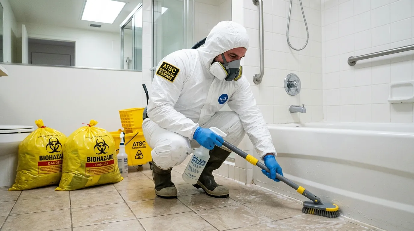 Decontamination equipment deployed for Blood Cleanup in North Riverside